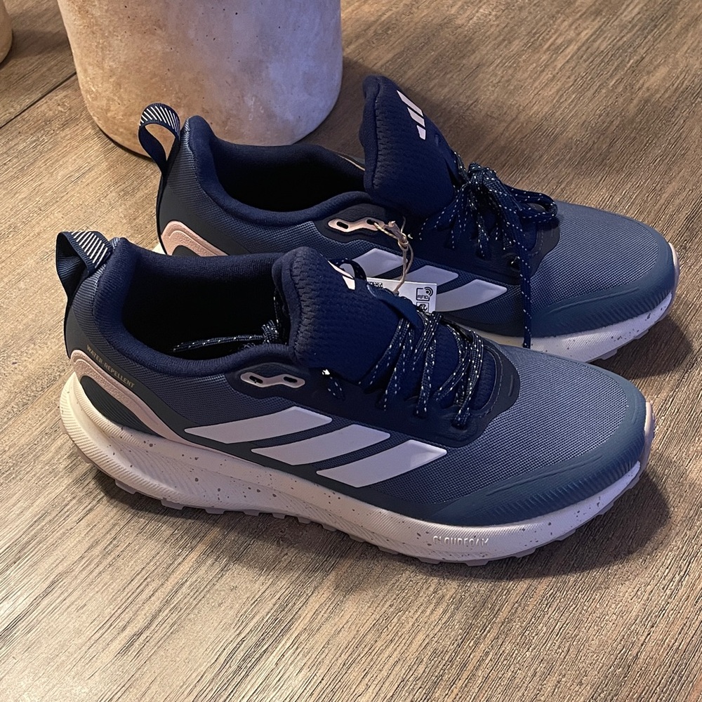 NIB NWT ADIDAS WOMENS RUNFALCON 5.0 TRAILRUNNING CLOUDFOAM WATER REPELLENT SZ8.5 - Picture 7 of 14